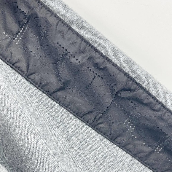 Burberry Sports Perforated Logo Stripped Jersey Sweatpants In Grey Size L - Picture 3 of 7